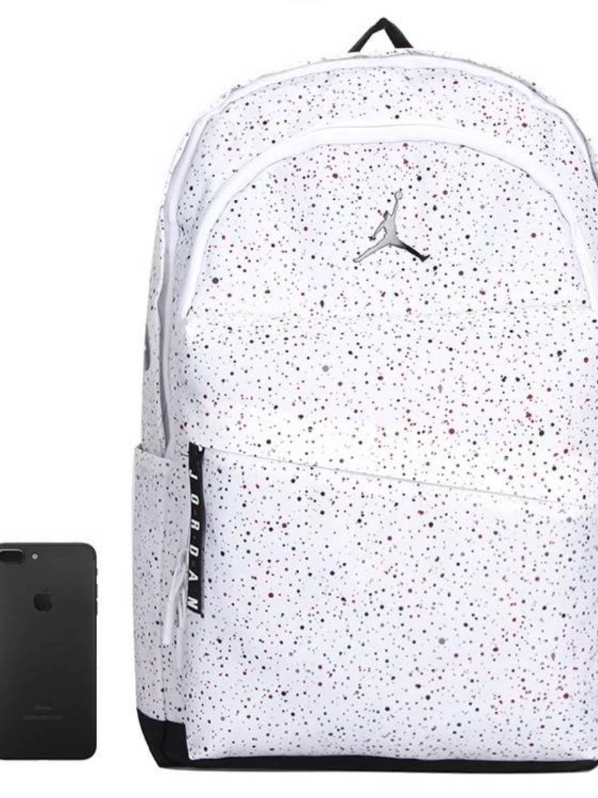 Flying Man's new, big, double-shouldered, high school girls' sports schoolboys' sports bag, American basketball bag