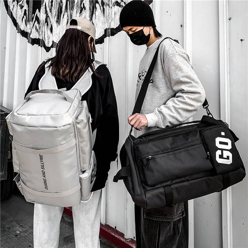 Backpack Men's Backpack Wet Wet Separation Travel Bags Large -capacity Sports Training Ski Fitness Bags Shoulder Crossbody Bag