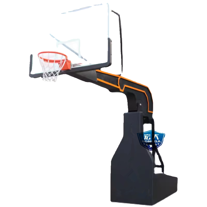 Basketball frame outdoor mobile adult outdoor indoor -littering flash flashy -electric hydraulic competition Standard basketball box
