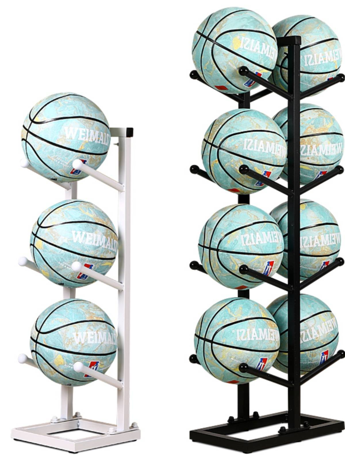 Basketball storage rack home placing racks in kindergarten room room football basketball shelf display rack ball standing rack