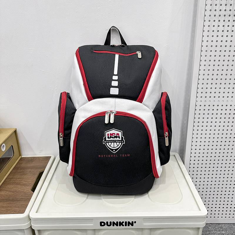 American basketball backpack junior high school student schoolbag female high school primary school student large -capacity brand sports backpack men