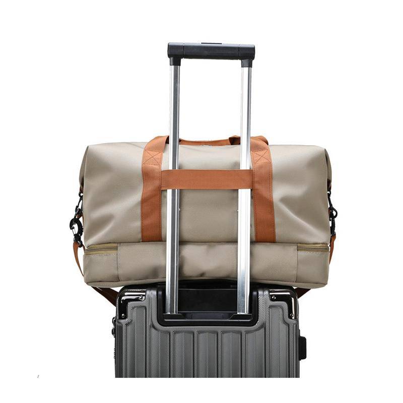 Travel bag handbag Short -distance travel men's and women's large -capacity canvas bag luggage bag short -distance lightweight sports fitness