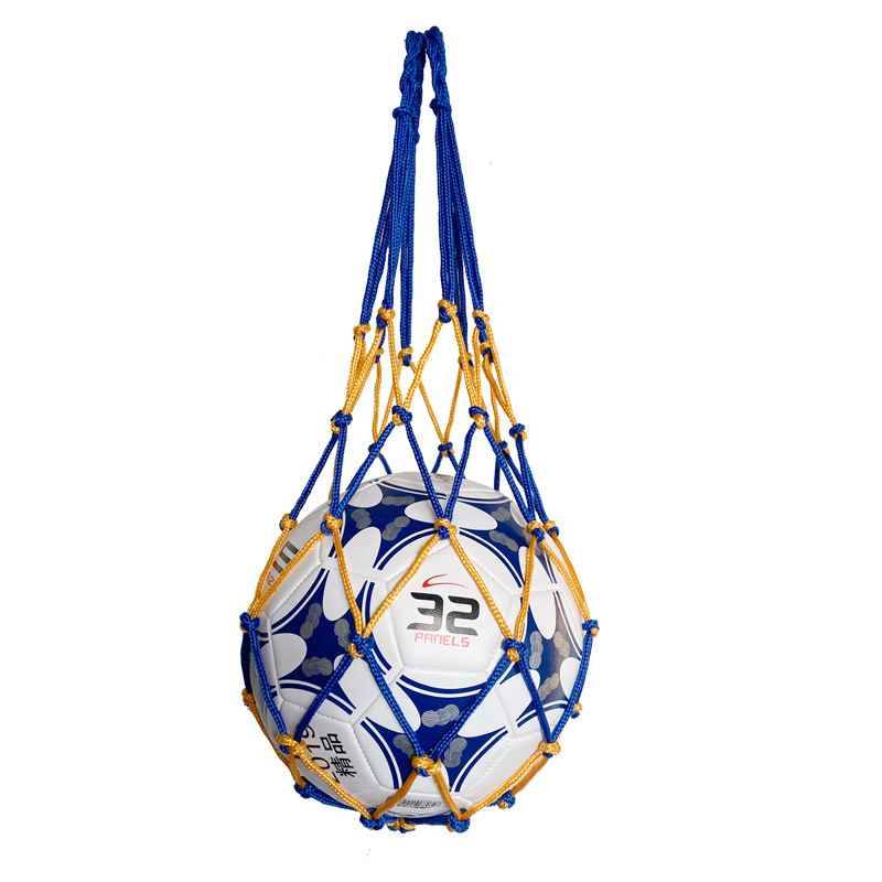 Blue and yellow with a big net