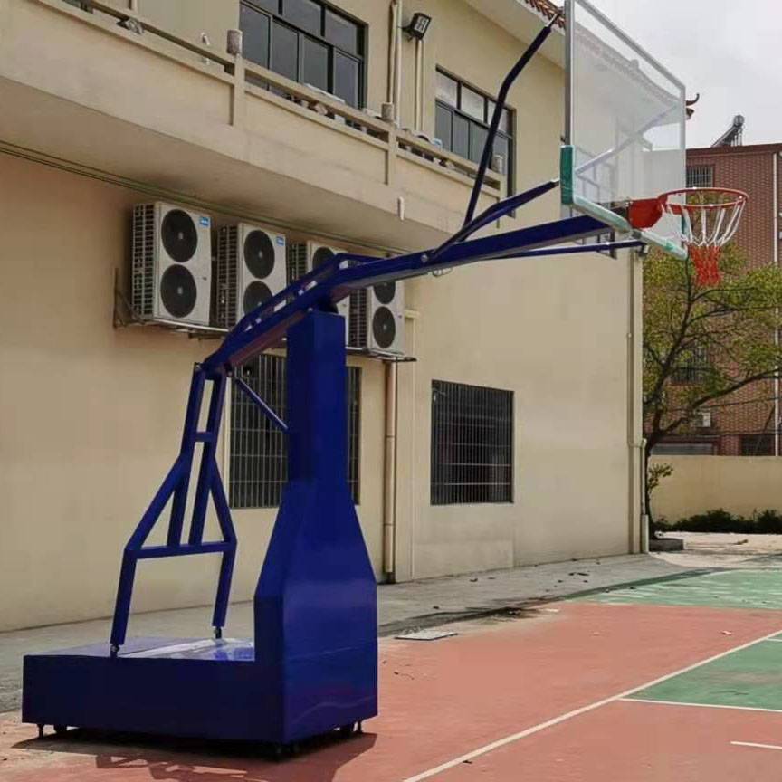 Flat box can move luxury basketball rack