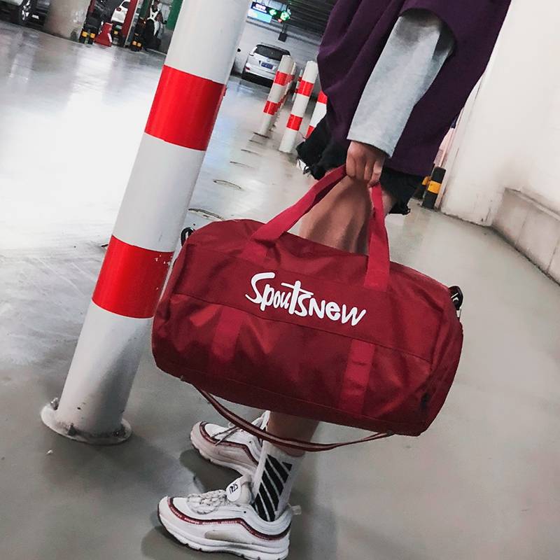 Fitness Bag Women's Cooperative Wet, Wet separation Bags Swimming Bags Men's Fitness Backpack, Fitness Pack, Custom Print LOGO