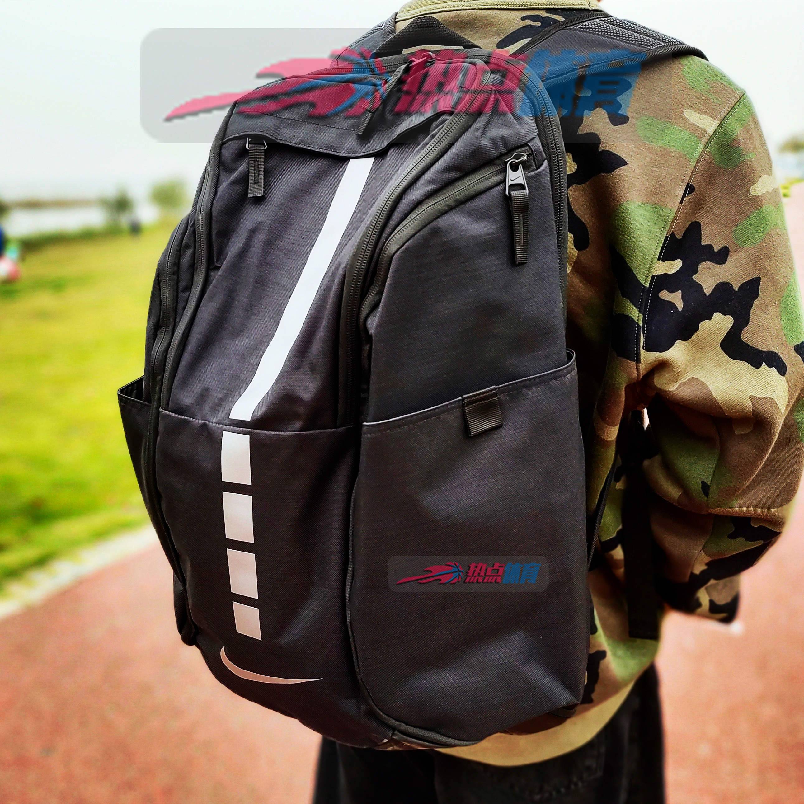 Nike Nacking Bag Men's Basic Sports Basketball Elite Cushion Backpack DA1922-011