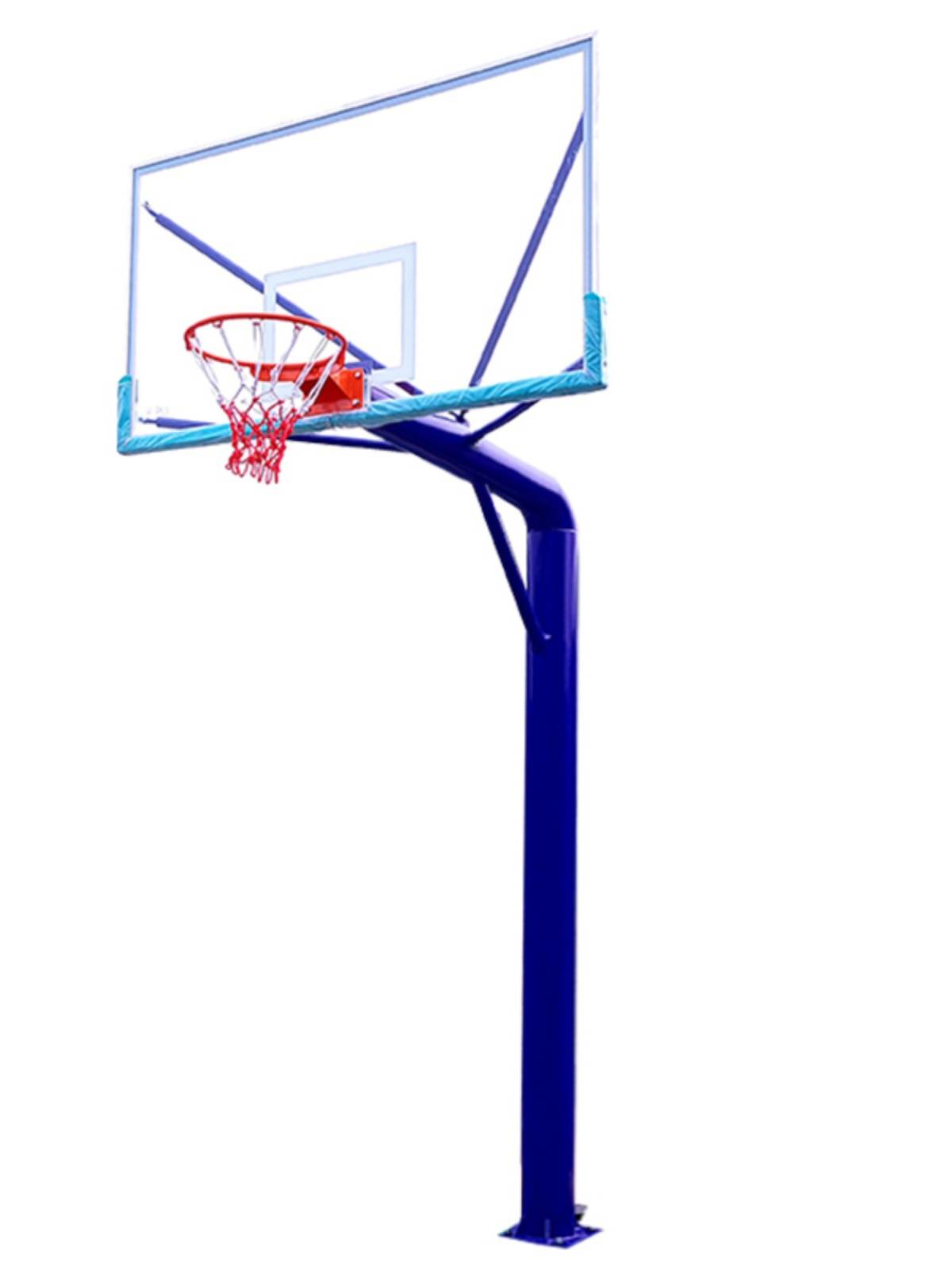 Outdoor basketball frame standards fixed buried school competition professional lifting adult embedded outdoor Borida