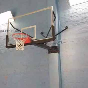 Wall wall cantilever basketball frame