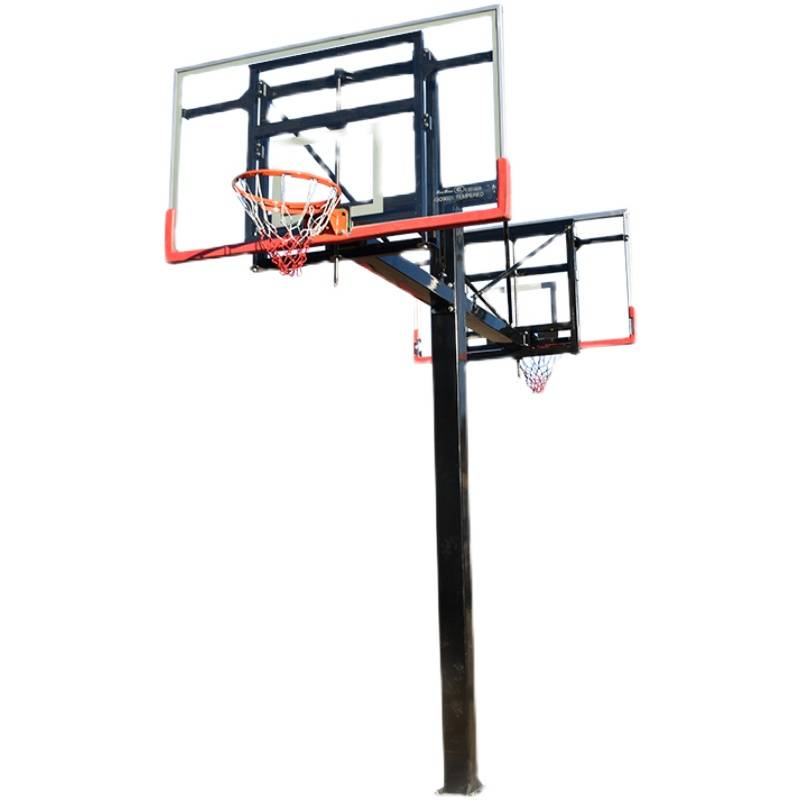 Outdoor basketball frame standard adult children's lifting home school sports interior competition professional buried basketball baskets