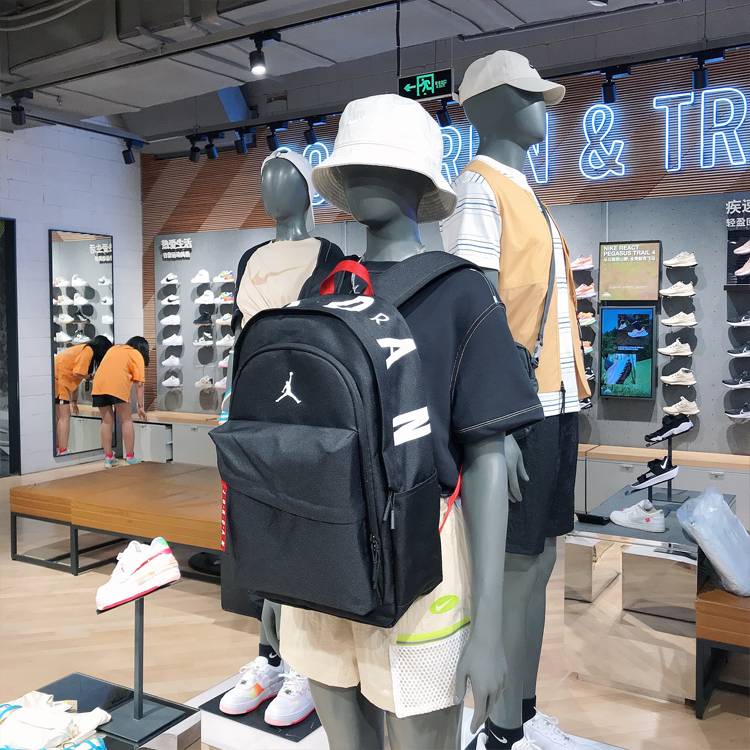 New AJ Jordan backpack, high school high school men's and female student school bag outdoor backpack backpack fitness sports basketball bag