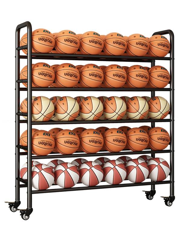 Basketball storage school school kindergarten basketball rack volleyball football gymnasis
