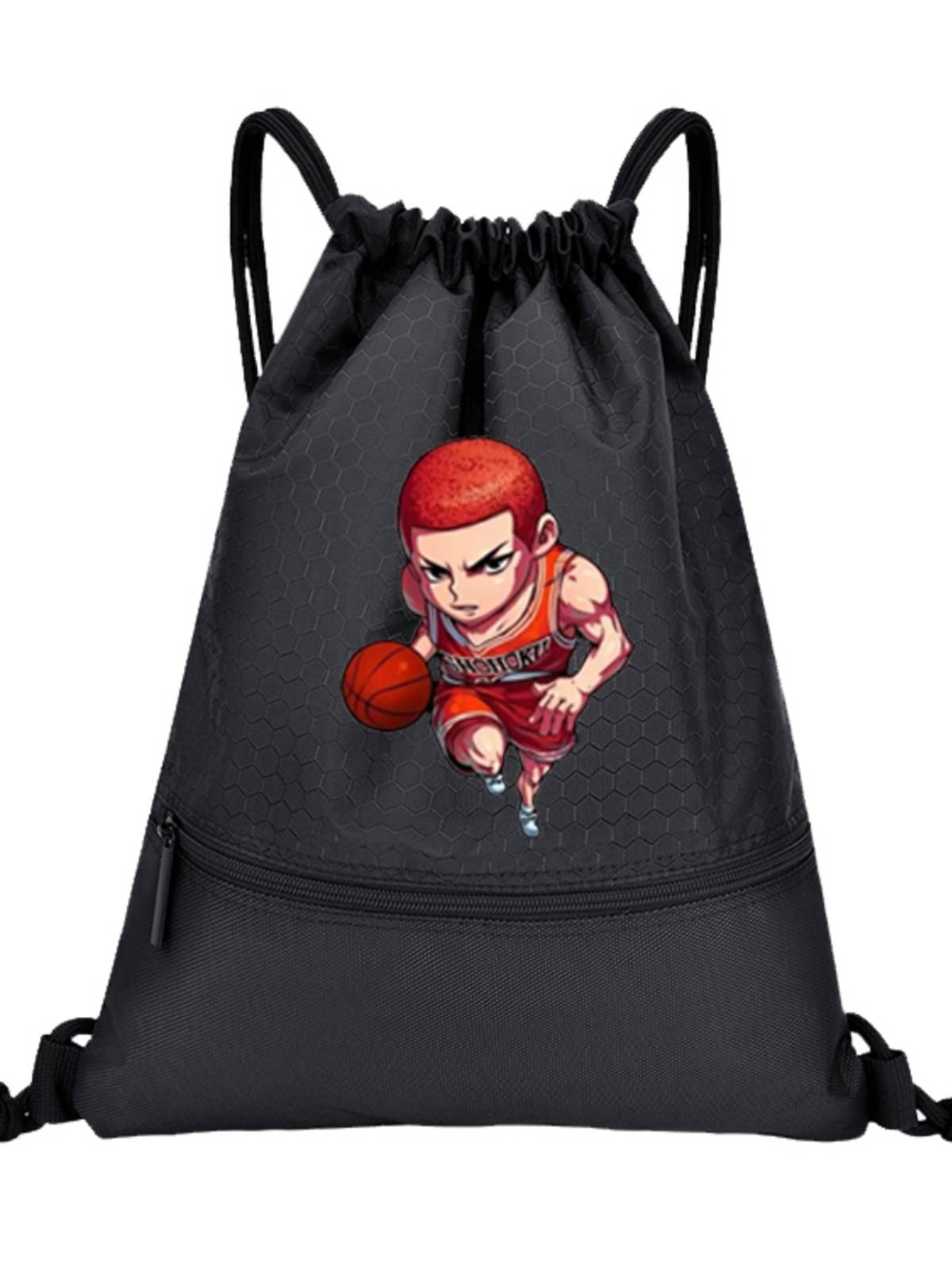 Slam Dunk Basketball Bags Rukawa Maple Bi -shoulder Sports Backpack Pulling Storing Pack Publisa