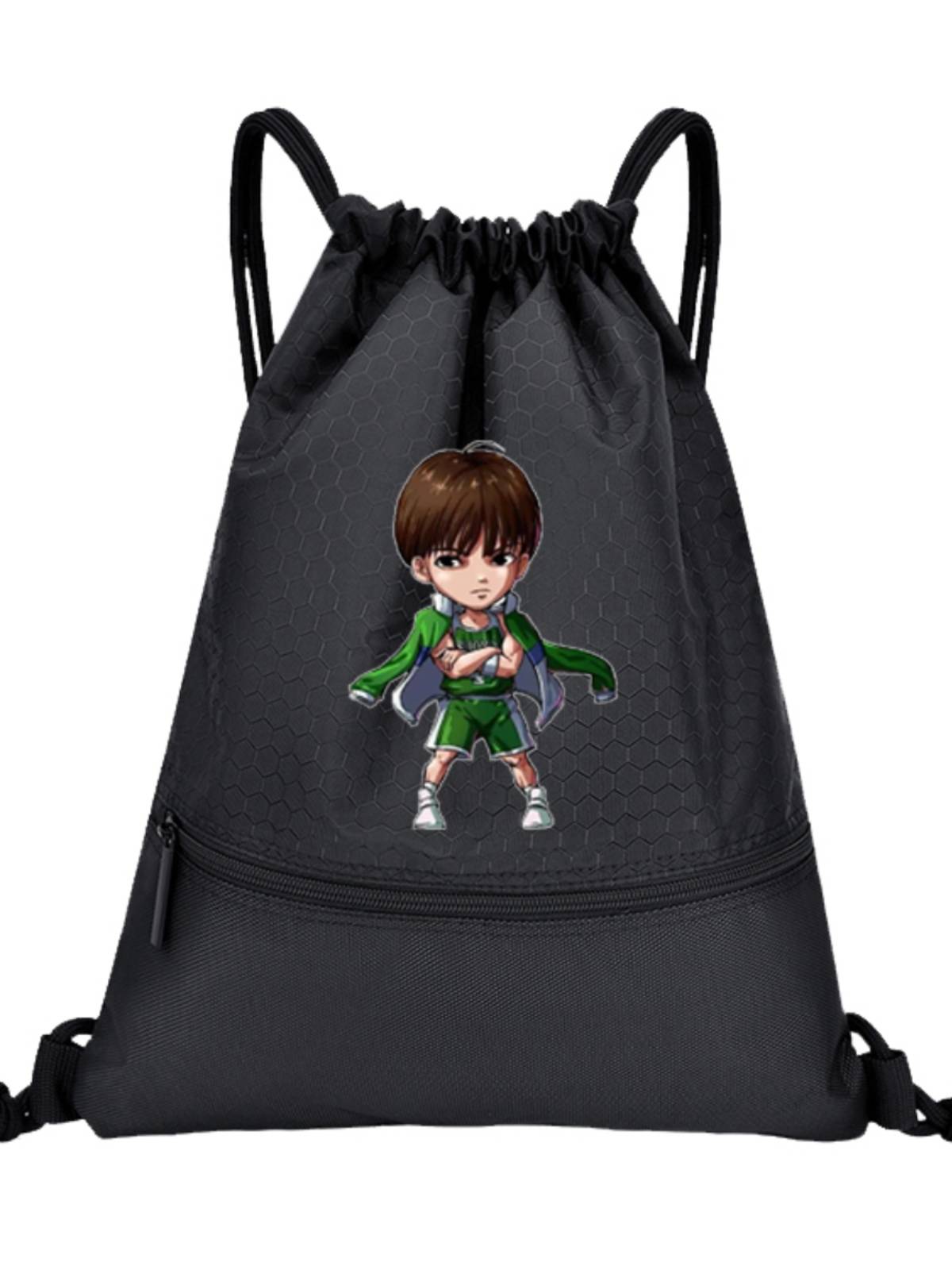 Slam Dunk Basketball Bags Rukawa Maple Bi -shoulder Sports Backpack Pulling Storing Pack Publisa