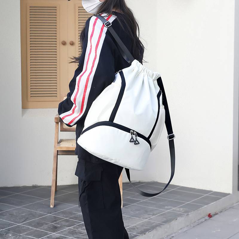 New Student Sports Class Bag Football Basketball Backpack Printing Independent Shoe Warehouse Waterproof Oxford Back shoulders