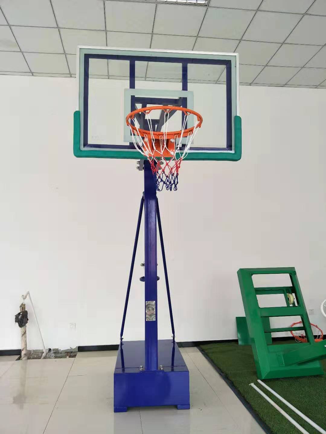 Flat box children's hand shake up and down basketball rack
