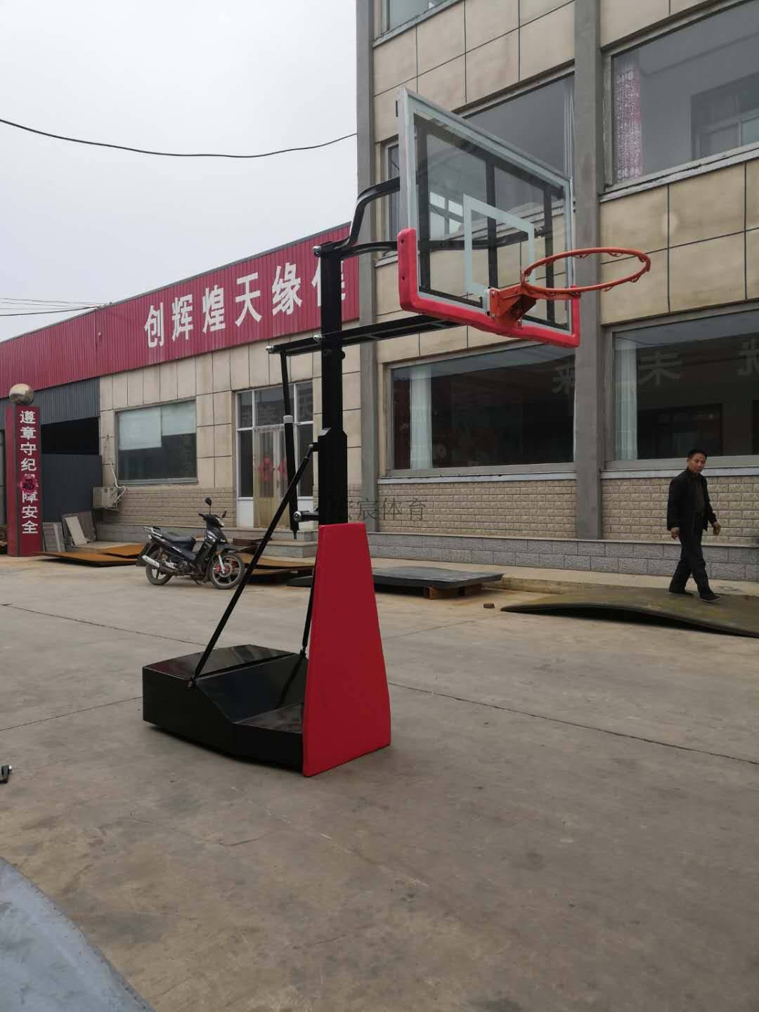 Children's hand shake up and down basketball racks