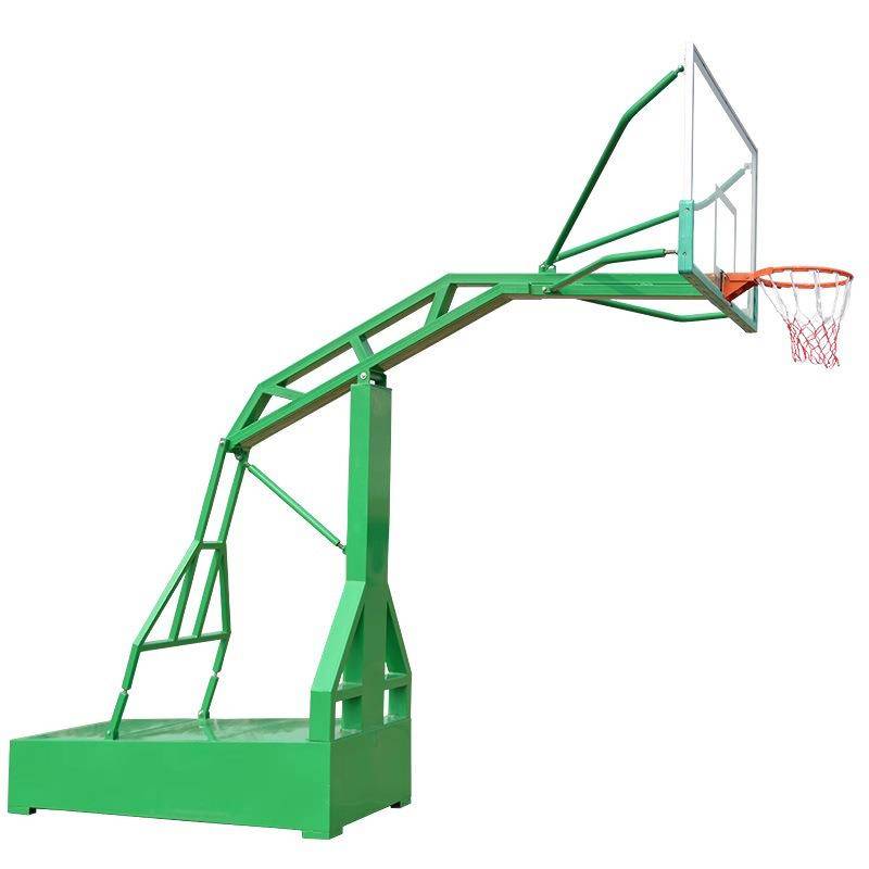 Basketball stand outdoor school adult standard fixed flat box concave ground buried competition training outdoor basketball rack