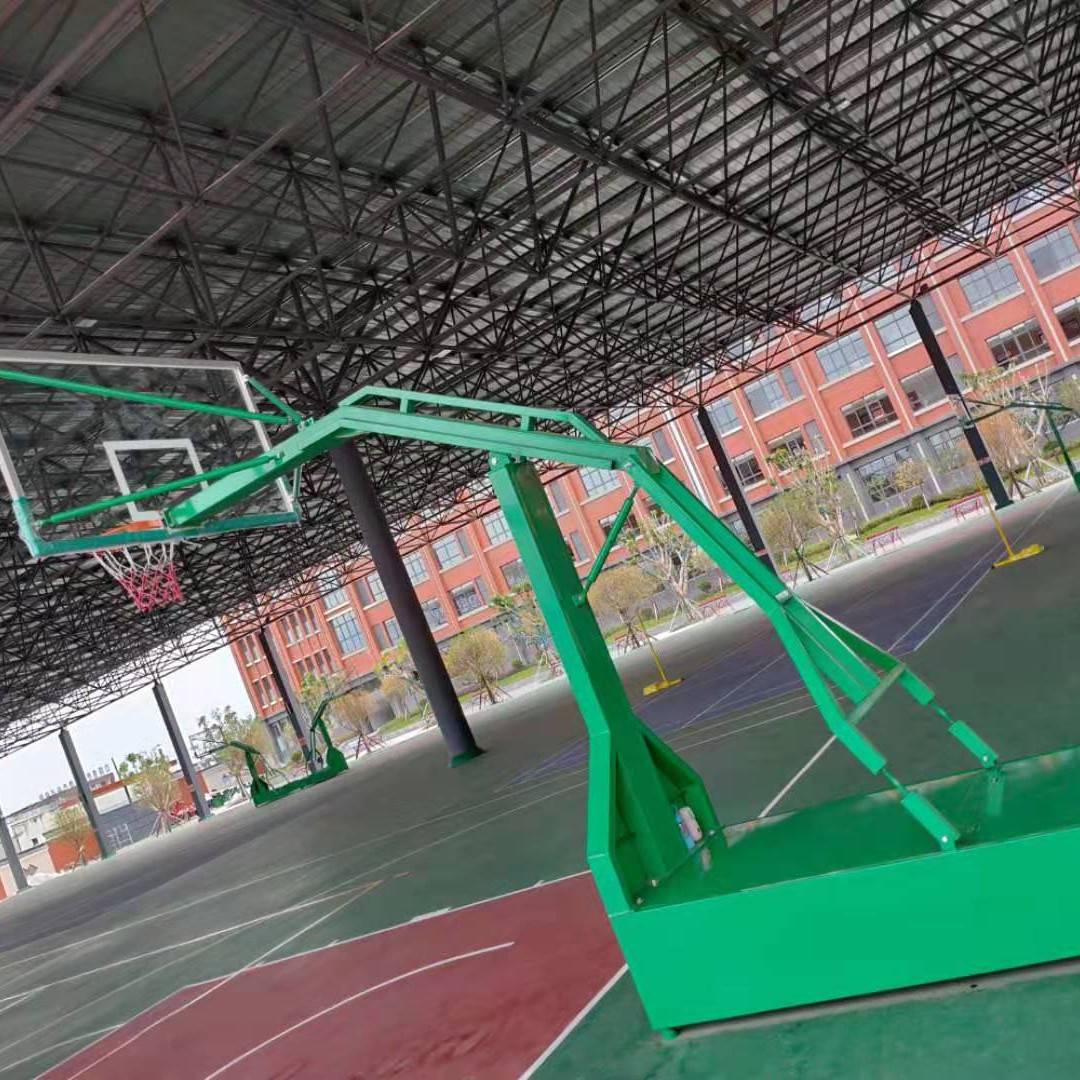 Basketball frame tempered adult rebounds indoor and outdoor hydraulic mobile national standard basket frame children can upgrade regular tickets