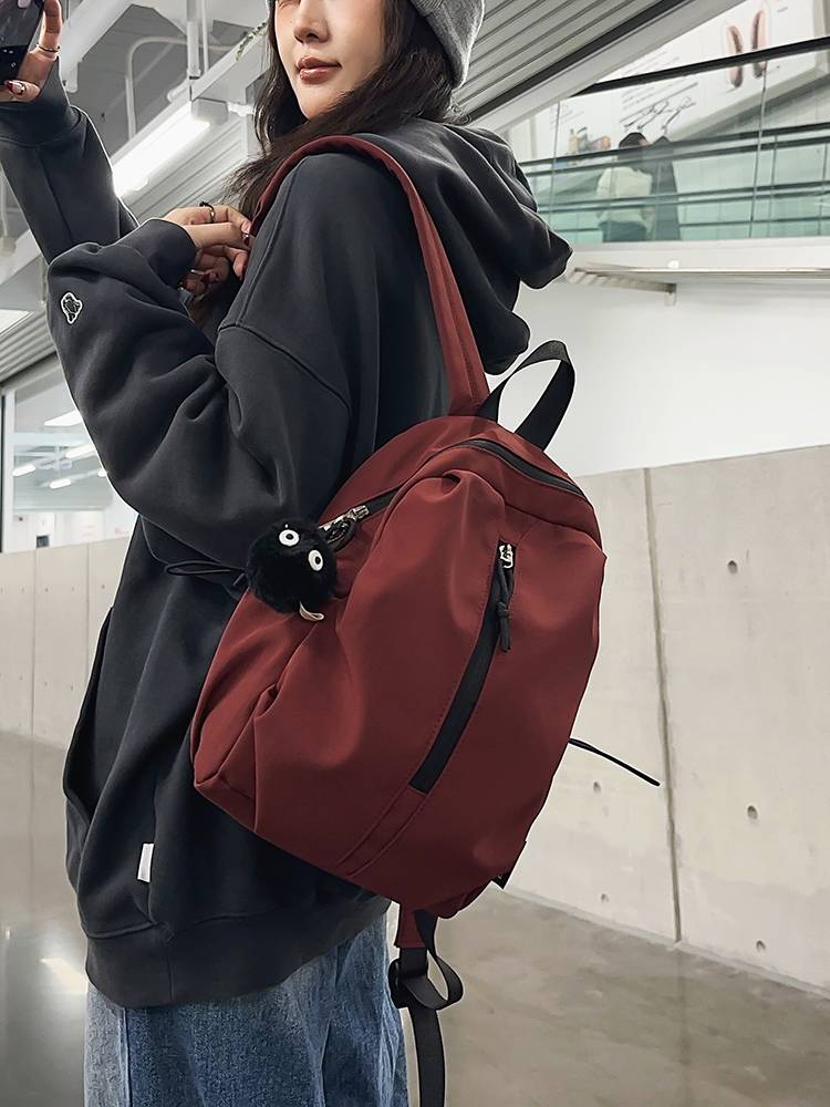 Small lightweight simple backpack female 2024 new fashion climbing men's leisure travel outdoor small backpack