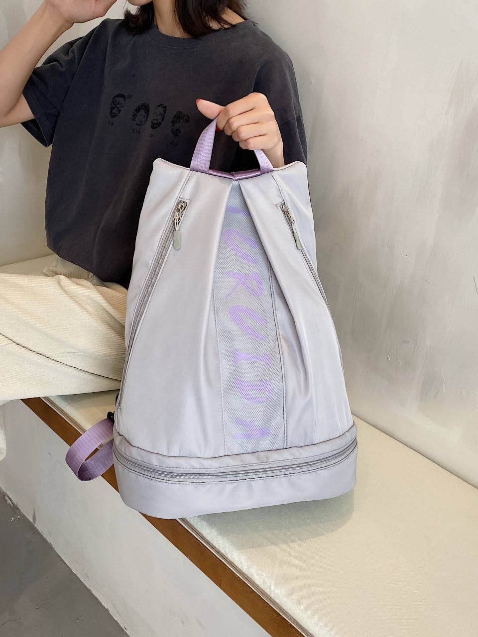 Swimming fitness bag dry and wet separation women's bag travel bag waterproof bag storage bag
