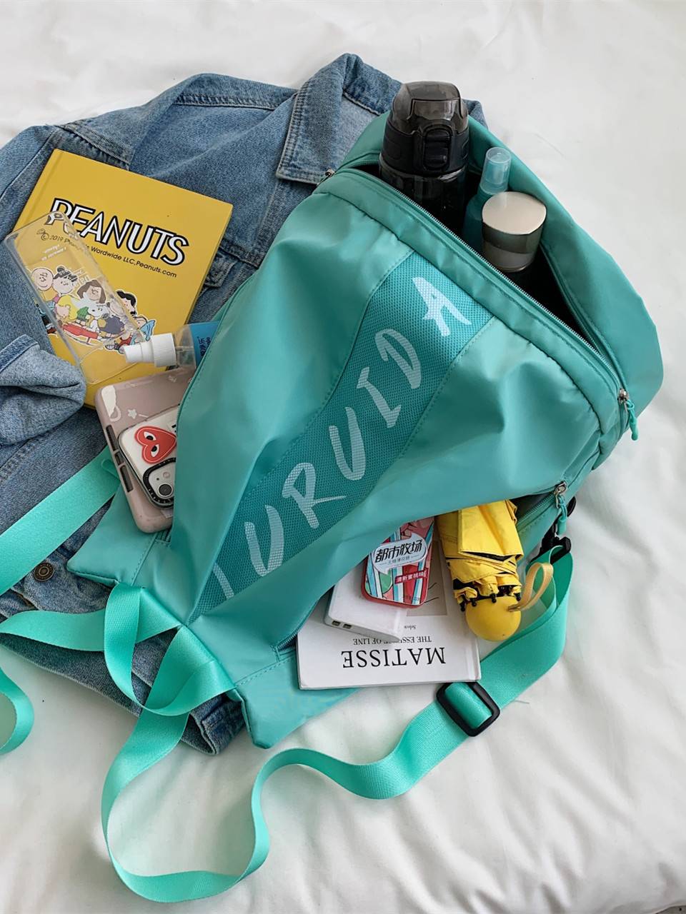 Swimming fitness bag dry and wet separation women's bag travel bag waterproof bag storage bag