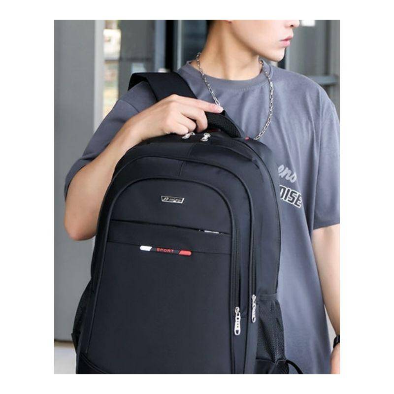 Backpack men's junior high school student schoolbag men's large -capacity travel backpack men's business computer backpack baggage bag