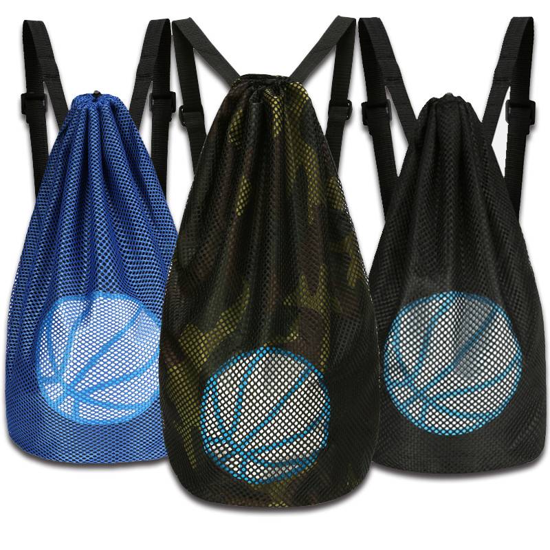 Back basketball bag basketball bag training bag multi -function backpack children's football storage network bag badminton bag
