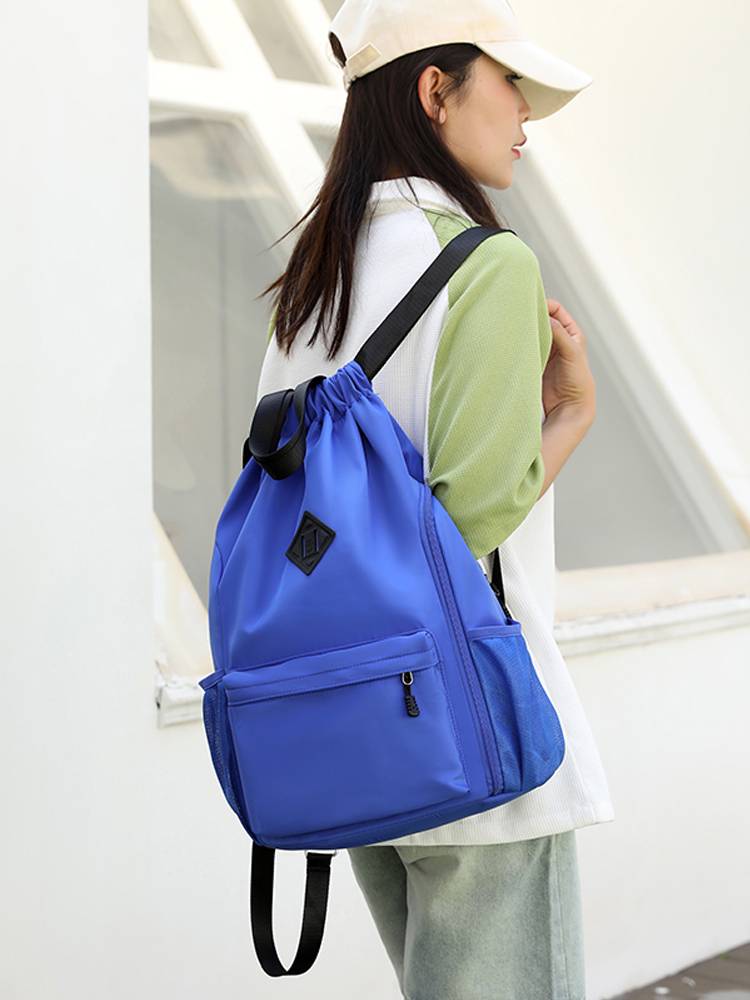 Customized basketball storage bag football packaging bag drawing stump backpack badminton racket bag large -capacity shoe bag students