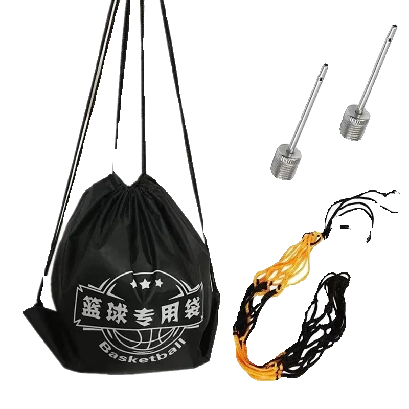 1 blueball bag + 1 tennis + 2 ball needles