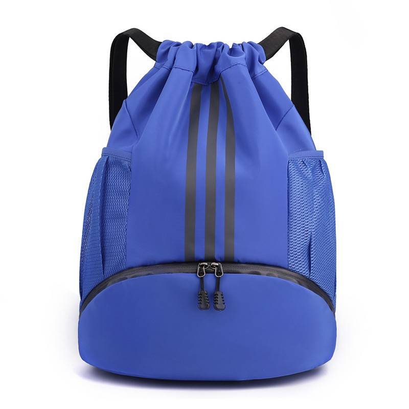 Cross-border hot-traded tarpaulin bags with a large outdoor capacity of double-shouldered basketball packs of paper line packs