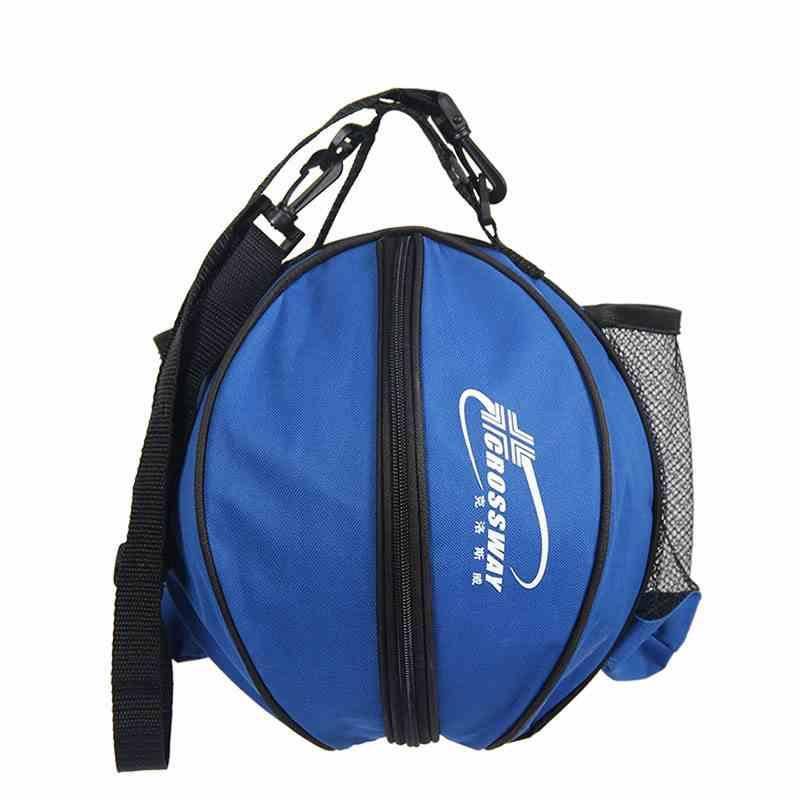 Basketball bag, shoulder back training sports equipment football backpack student net pocket basketball bouquet pocket storage bag
