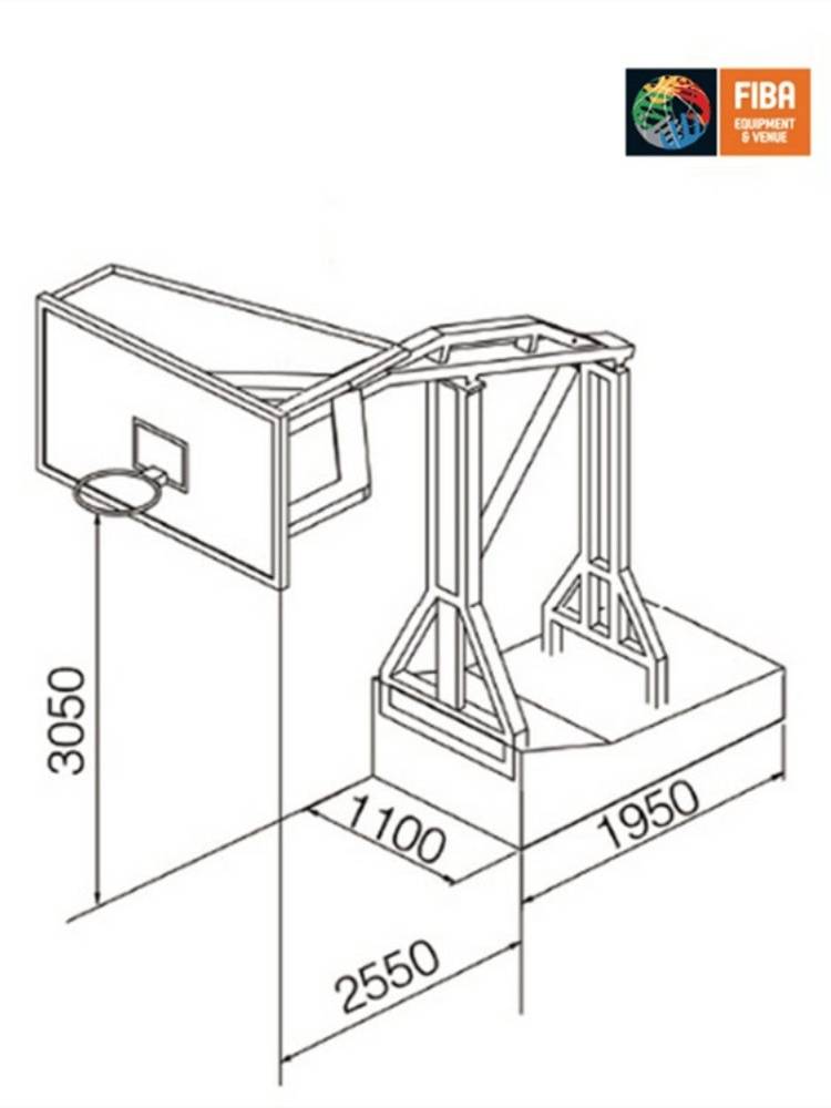 FIBA CERTIFICATION OF A SPECIALIZED HYDRAULIC PUMP FOR THE GOLDEN HILL SPORTS YLJ-SB/1105 IN-HOUSE GAME