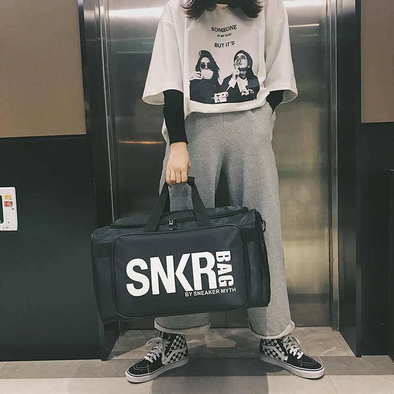 Fitness bag diagonal travel bag men's large -capacity short -distance hand luggage bag women's sports swimming training basketball