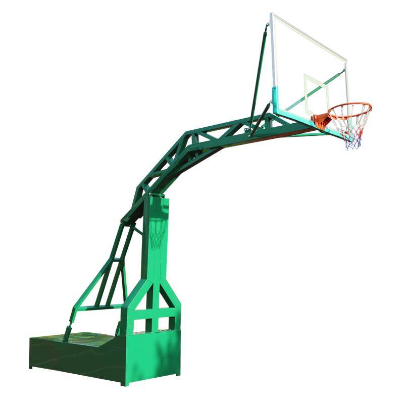 National standard basketball rack adult outdoor mobile basketball frame outdoor basketball rack household adult training lifting blue ball rack