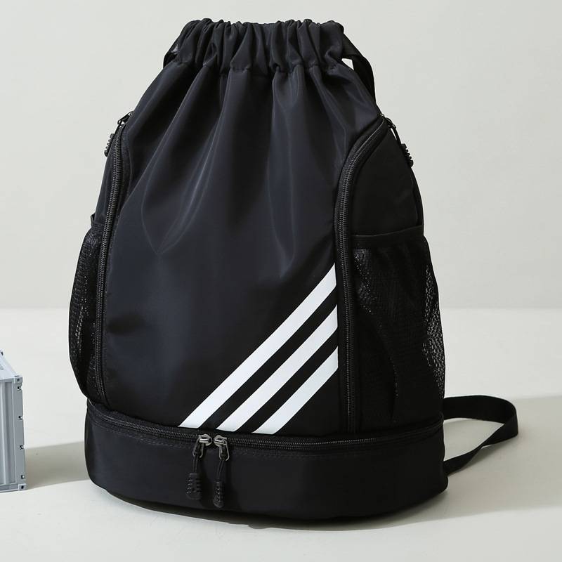 No. 7 Basketball Backpack LOGO independent shoe warehouse backpack men's large capacity bundle mouth waterproof Oxford cloth fitness bag