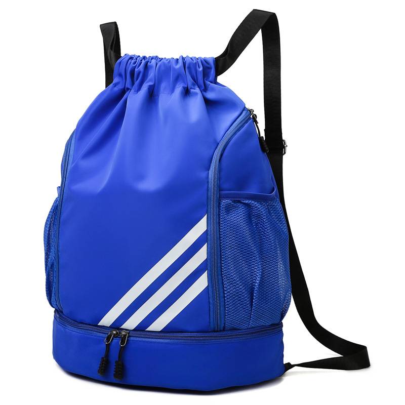 No. 7 Basketball Backpack LOGO independent shoe warehouse backpack men's large capacity bundle mouth waterproof Oxford cloth fitness bag