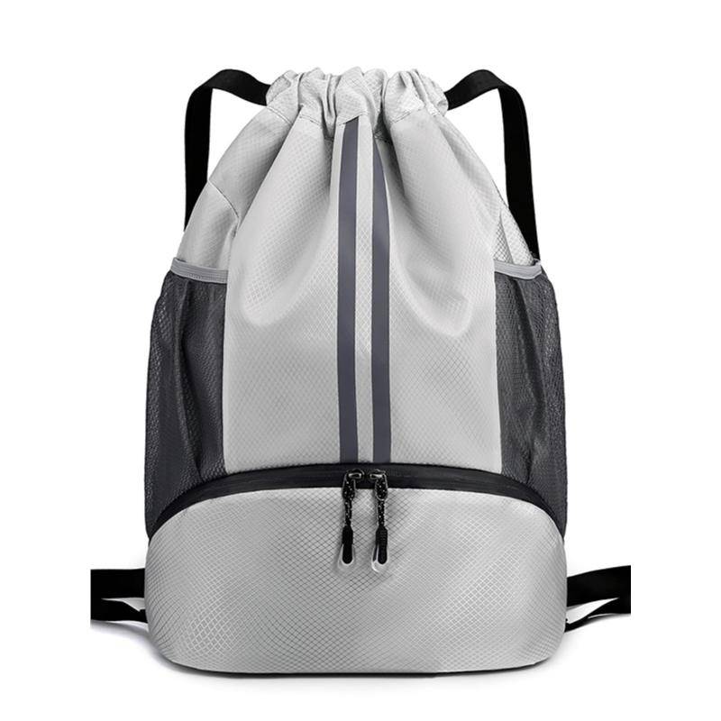 Beam pocket Pulling rope Bags Wet and Wet Separation Swimming Bags Waterproof Swiming Swiming Ware Basketball Basket Basketball Basket Basketball Base Men's Backpack
