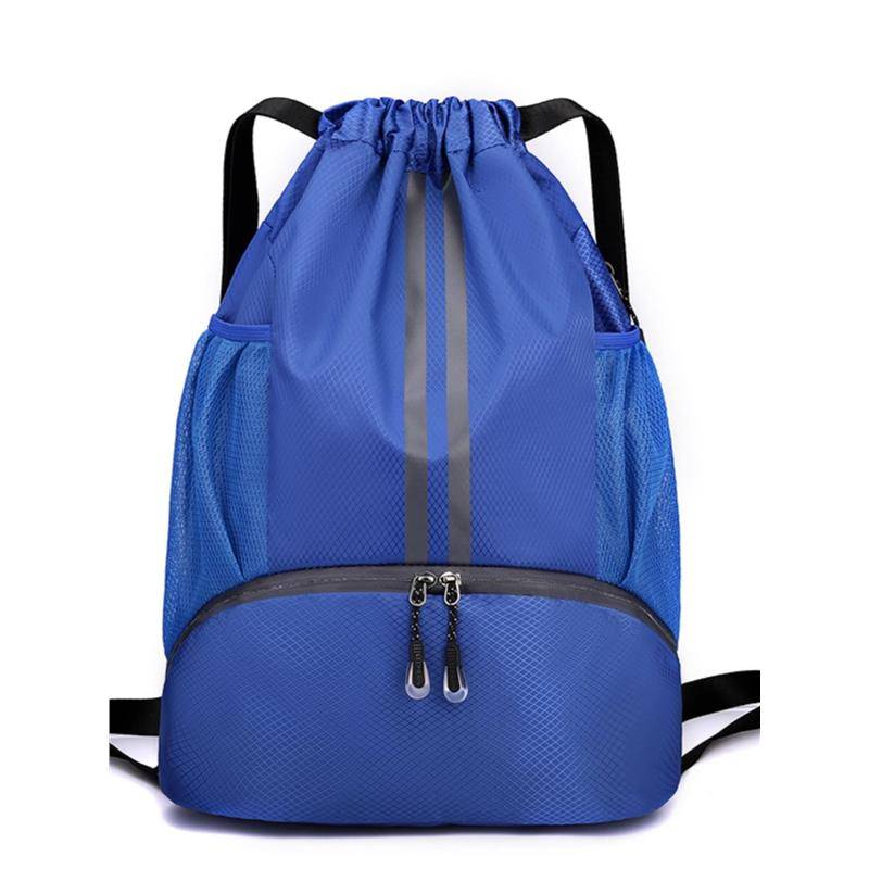 Beam pocket Pulling rope Bags Wet and Wet Separation Swimming Bags Waterproof Swiming Swiming Ware Basketball Basket Basketball Basket Basketball Base Men's Backpack