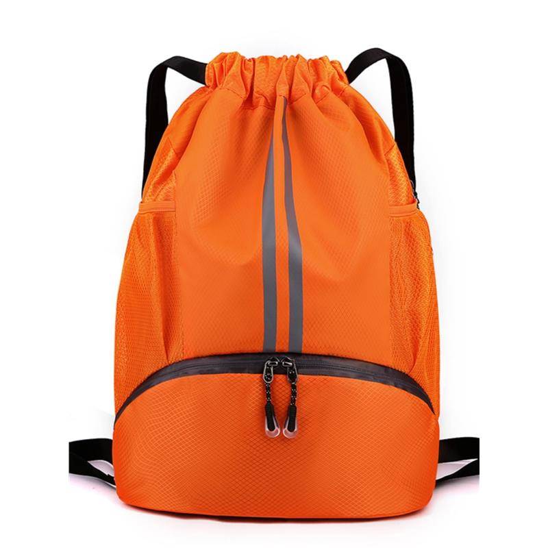 Beam pocket Pulling rope Bags Wet and Wet Separation Swimming Bags Waterproof Swiming Swiming Ware Basketball Basket Basketball Basket Basketball Base Men's Backpack
