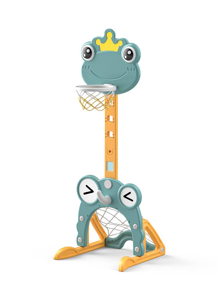 Children's basketball rack can be lifted in the room baby 1-2-3-6 years old boy toy football household shooting frame