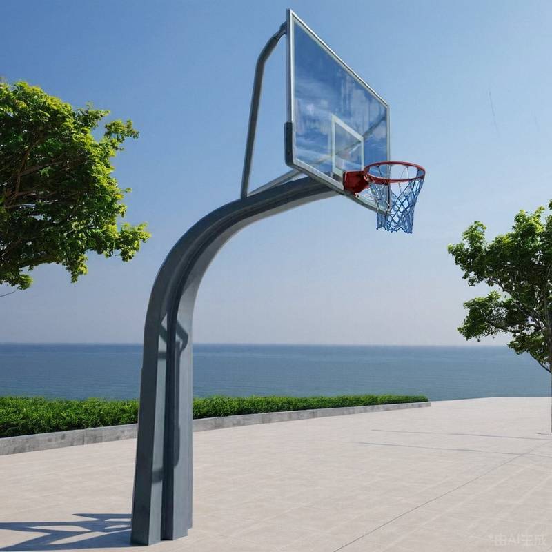 Rainbow American Burning Basketball House