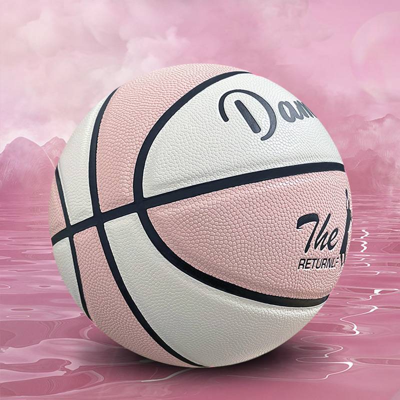 Jordan United Name No. 5 No. 6 Basketball Girls Pink Bai Junior Middle School Children No. 6 Elementary 6th Student wear -resistant blue ball men