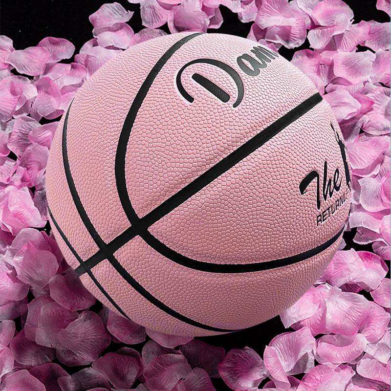 Jordan United Name No. 5 No. 6 Basketball Girls Pink Bai Junior Middle School Children No. 6 Elementary 6th Student wear -resistant blue ball men