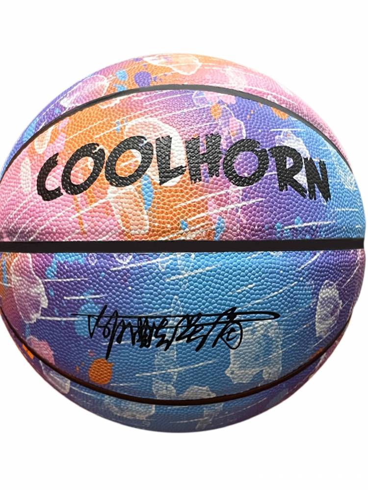 Stabadin flagship shop luminous basketball 7 Children Student Blue Ball Boys Fluorescence Demonstration 5 Ball