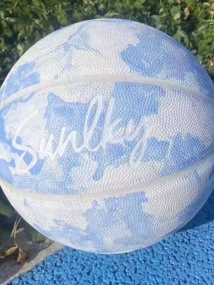 Senior High School Entrance Examination Adult No. 7 Pink Butterfly Girls No. 6 Basketball PU, hygroscopic, wear -resistant anti -slip high bomb high bombs training basketball