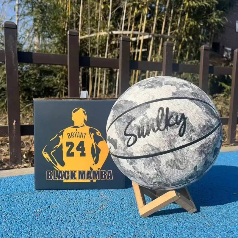 Genuine No. 7 Basketball Birthday Gift Girls No. 6 game wear -resistant soft leather juvenile training No. 5 training high school entrance examination