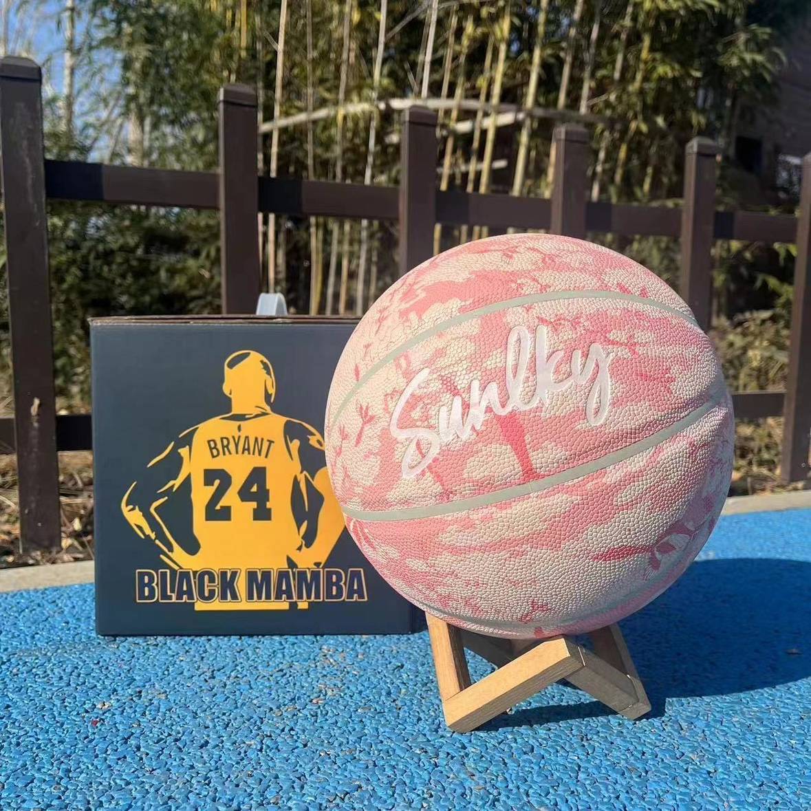 Genuine No. 7 Basketball Birthday Gift Girls No. 6 game wear -resistant soft leather juvenile training No. 5 training high school entrance examination