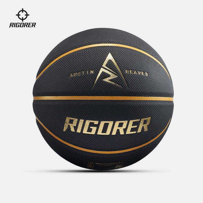 Persons Lifs Signature Wet Wet Basketball No. 7 Standard indoor and outdoor anti -skid competition adult black gold birthday gift