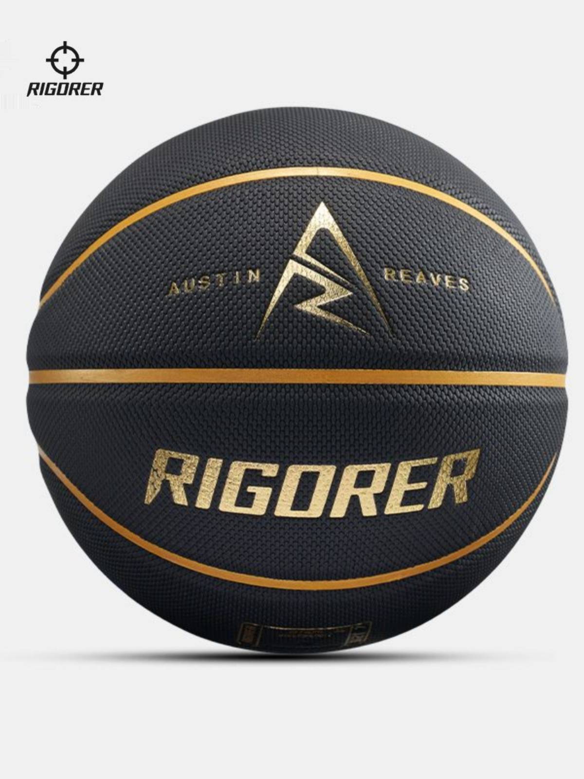 Persons Lifs Signature Wet Wet Basketball No. 7 Standard indoor and outdoor anti -skid competition adult black gold birthday gift