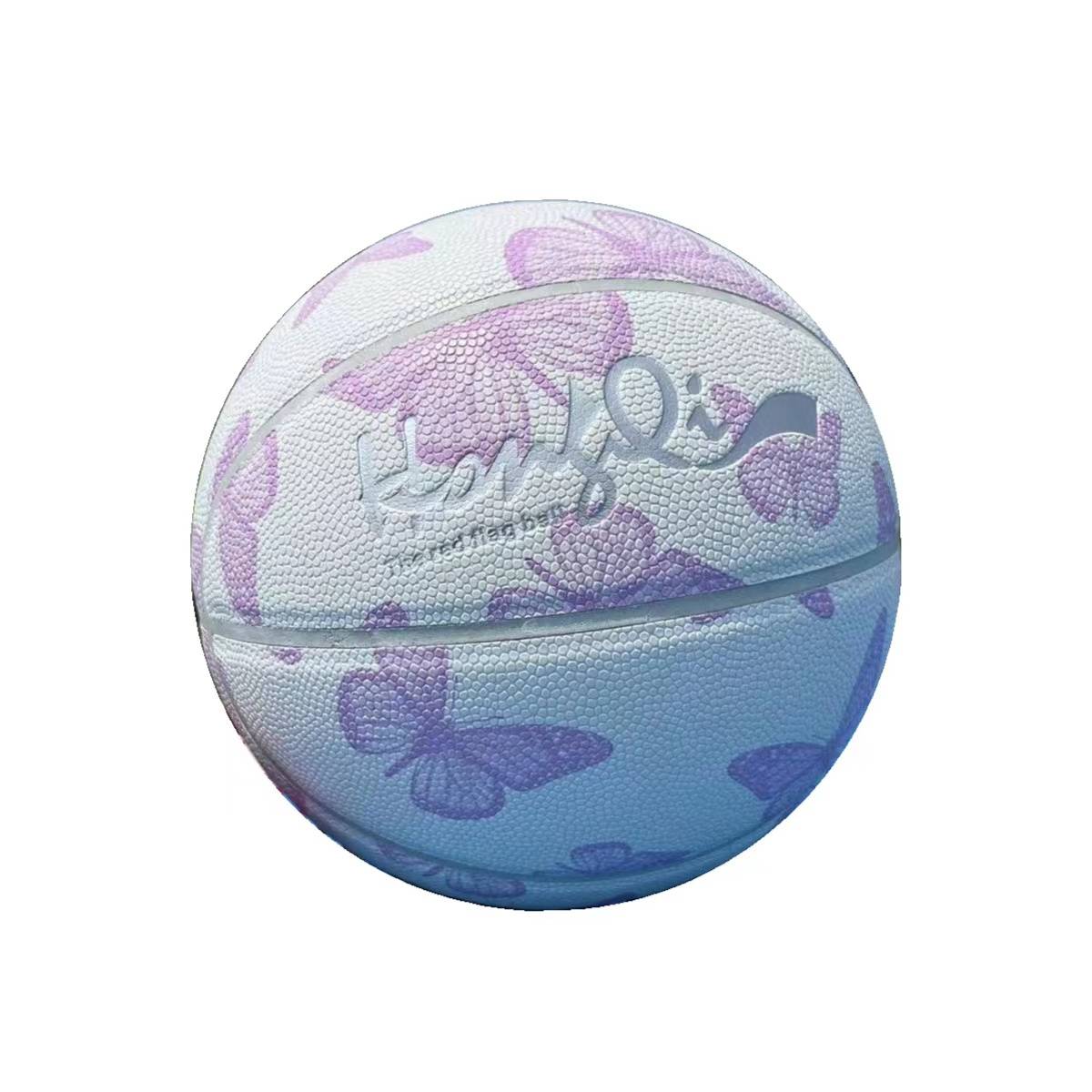Senior High School Entrance Examination Adult No. 7 Pink Butterfly Girls No. 6 Basketball PU, hygroscopic, wear -resistant anti -slip high bomb high bombs training basketball